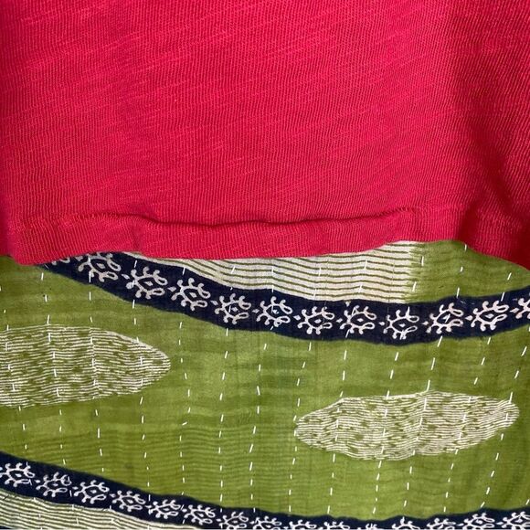 Rag & Bone/ JEAN Red Cast Number "5" Applique Tank Top Size Medium - Picture 6 of 15